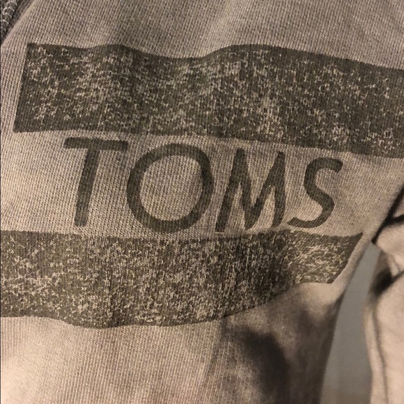 Toms Sweat Jacket Distress Style W:Hoodie . SZ XS - Picture 2 of 7
